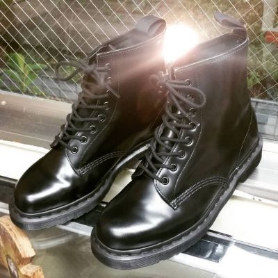 Dr.Martens】BLACK 8 HOLE BOOTS 1460 Mono Smooth デッドストック