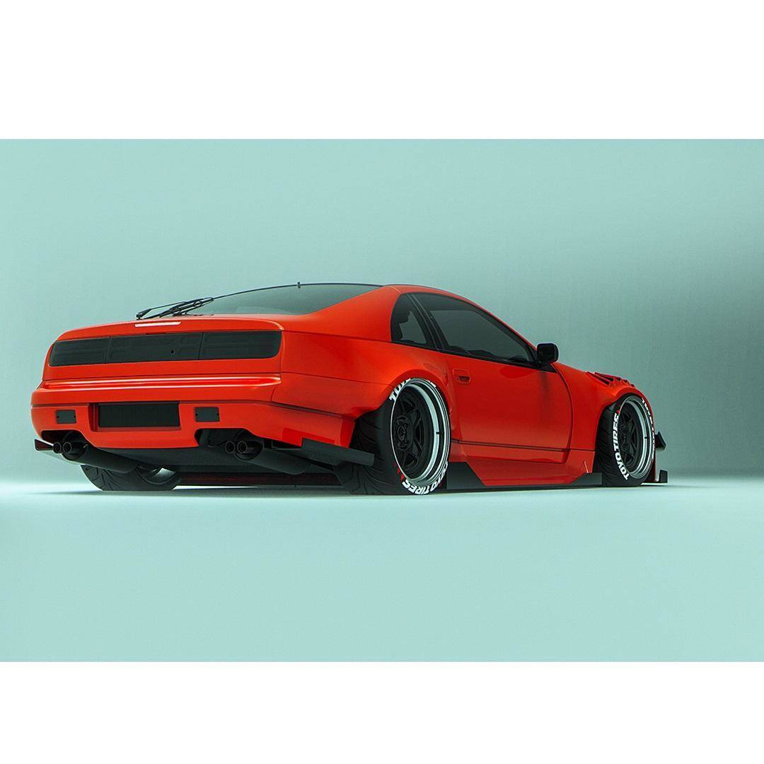 Nissan 300ZX 1990-1996 2+2 PMZ-K V2 2 Piece Polyurethane Rear