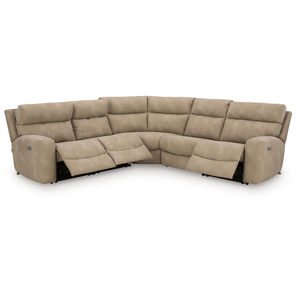 Next-Gen DuraPella 5-Piece Power Reclining Sectional – Kensington