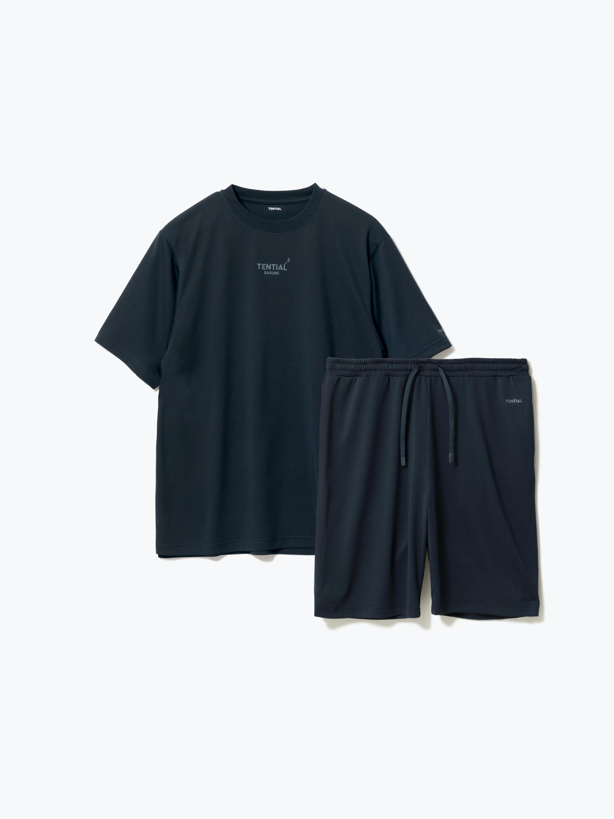 BAKUNE Dry Men's 上下セット（半袖Tシャツ・ショートパンツ）_25SS
