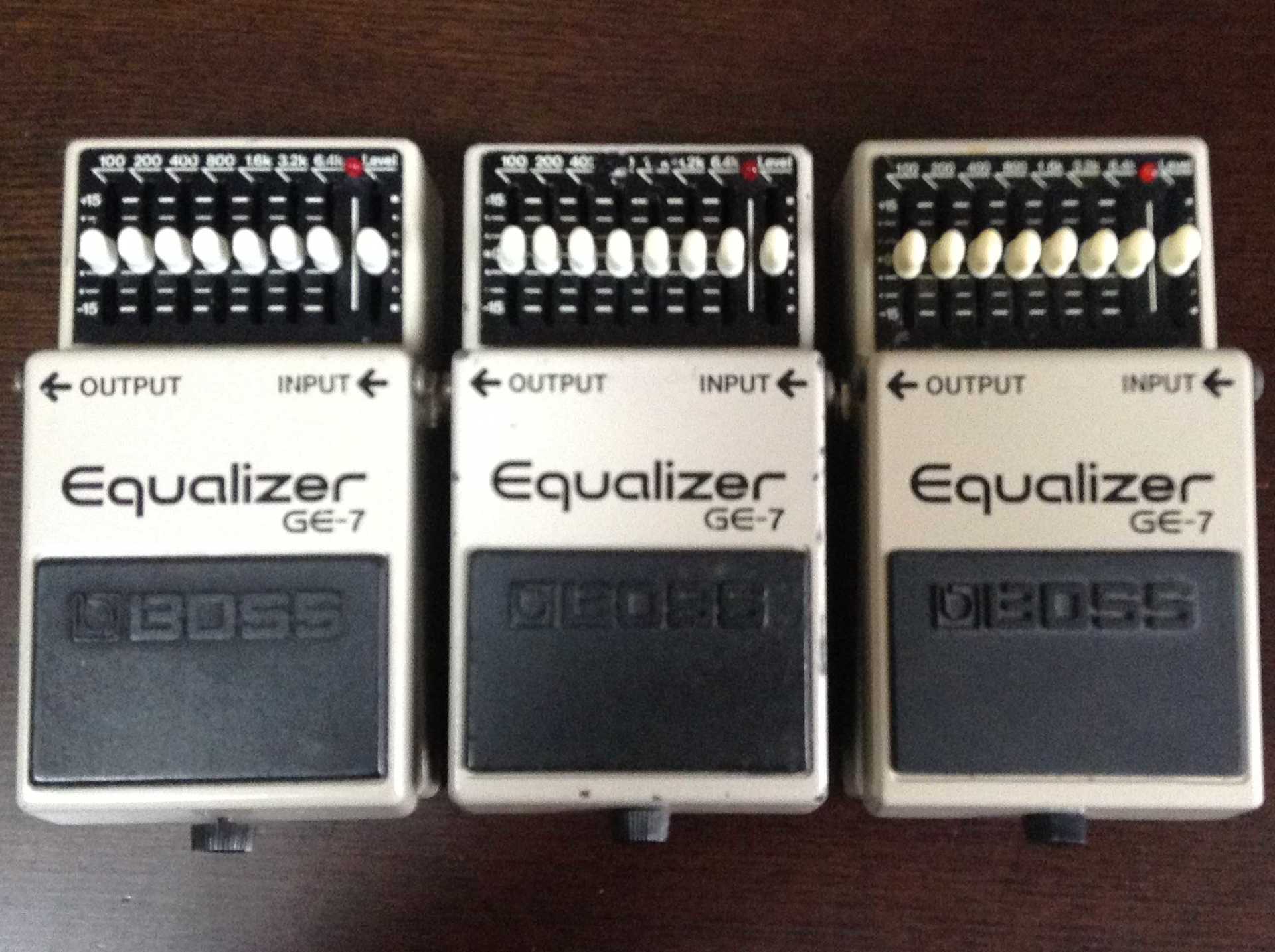 BOSS GE-7 Equalizer(比較記): 昔に比べりゃ 金も入るし・・・・
