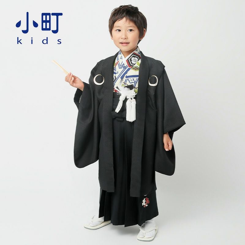 七五三 卒園式 男の子 5才 6才 7才 ブランド袴セット 小町kids 「縞柄