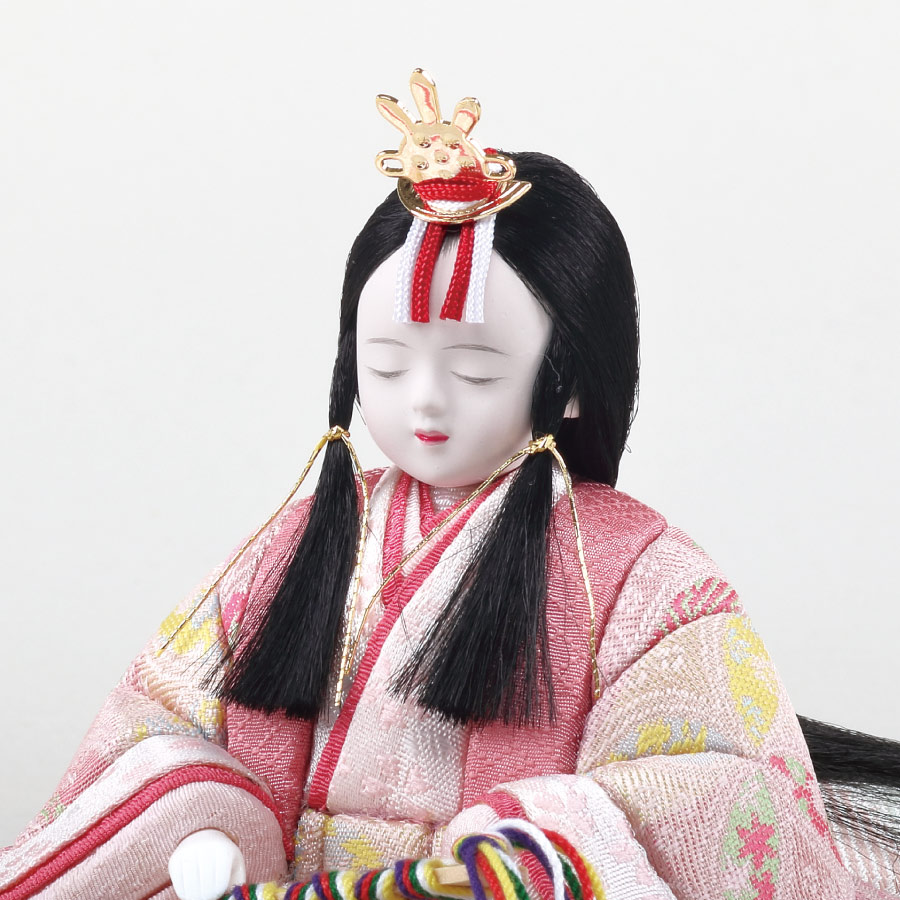 人形の田辺 / 【一秀】木目込雛人形 桃山雛16号（C-114）