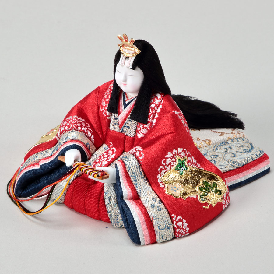 人形の田辺 / 【真多呂】木目込雛人形 天宝雛 親王飾り