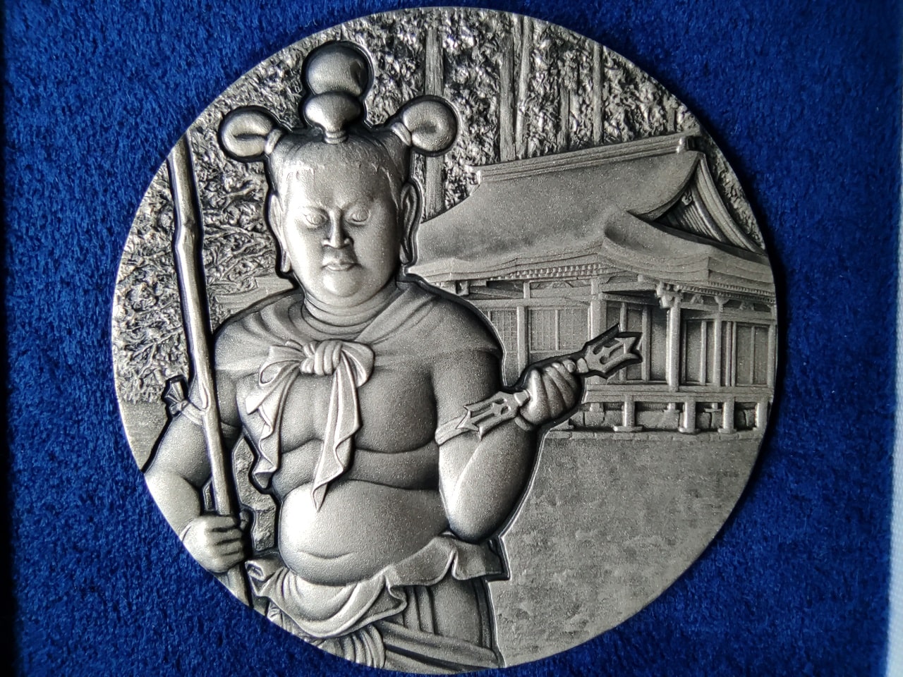 造幣局 国宝章牌 高野山 金剛峯寺の紹介（2011） | 金銀砂子・造幣局の