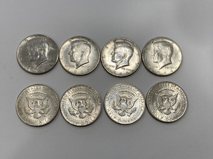 リバティ ケネディ 50セント銀貨 1964年 – キングラム