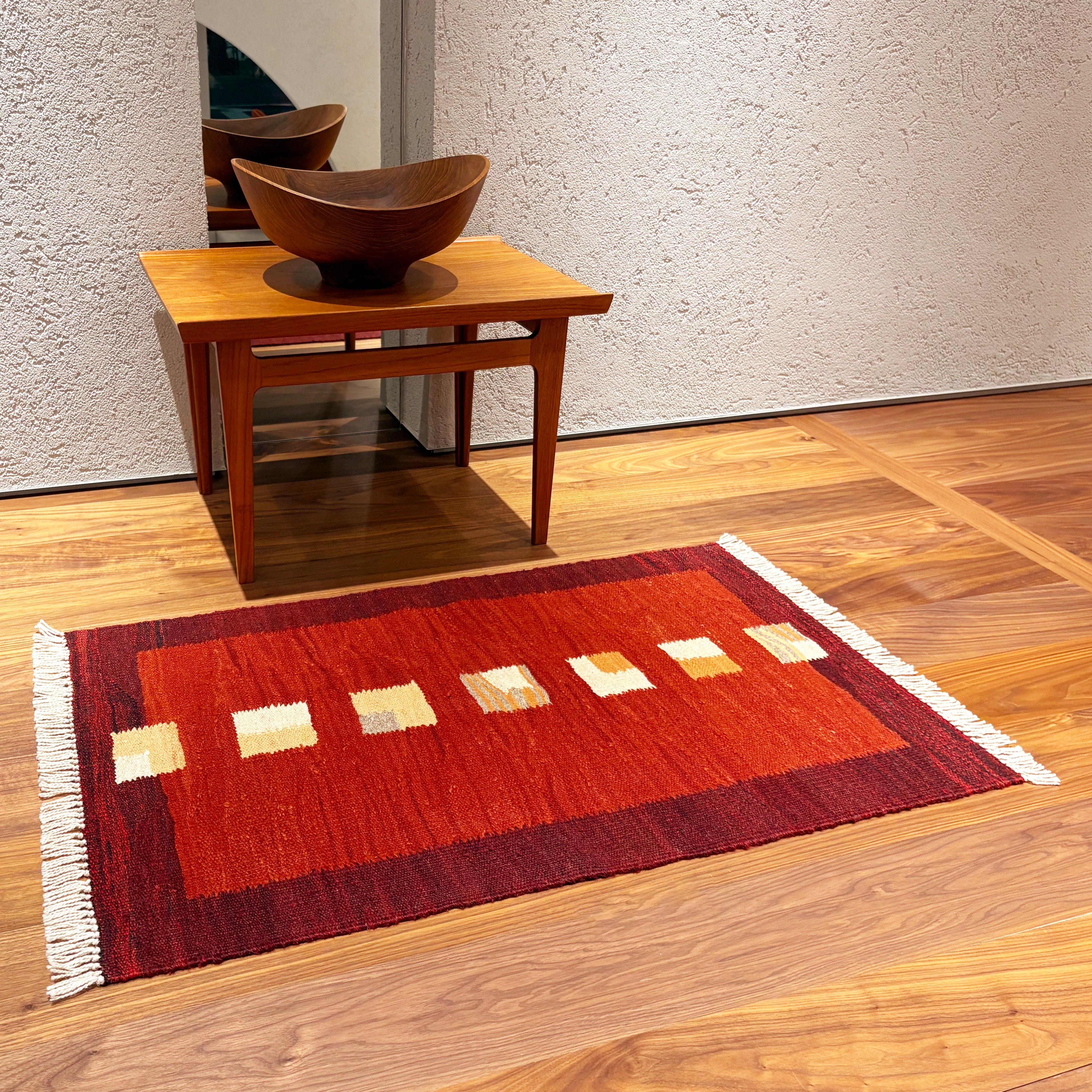 玄関マット トルコ・ロゴバキリム 上質な現代キリム ROGOBA KILIM