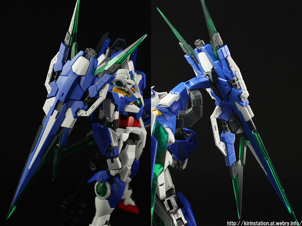 RG ダブルオークアンタ フルセイバー 素組みレビュー: KirinStation