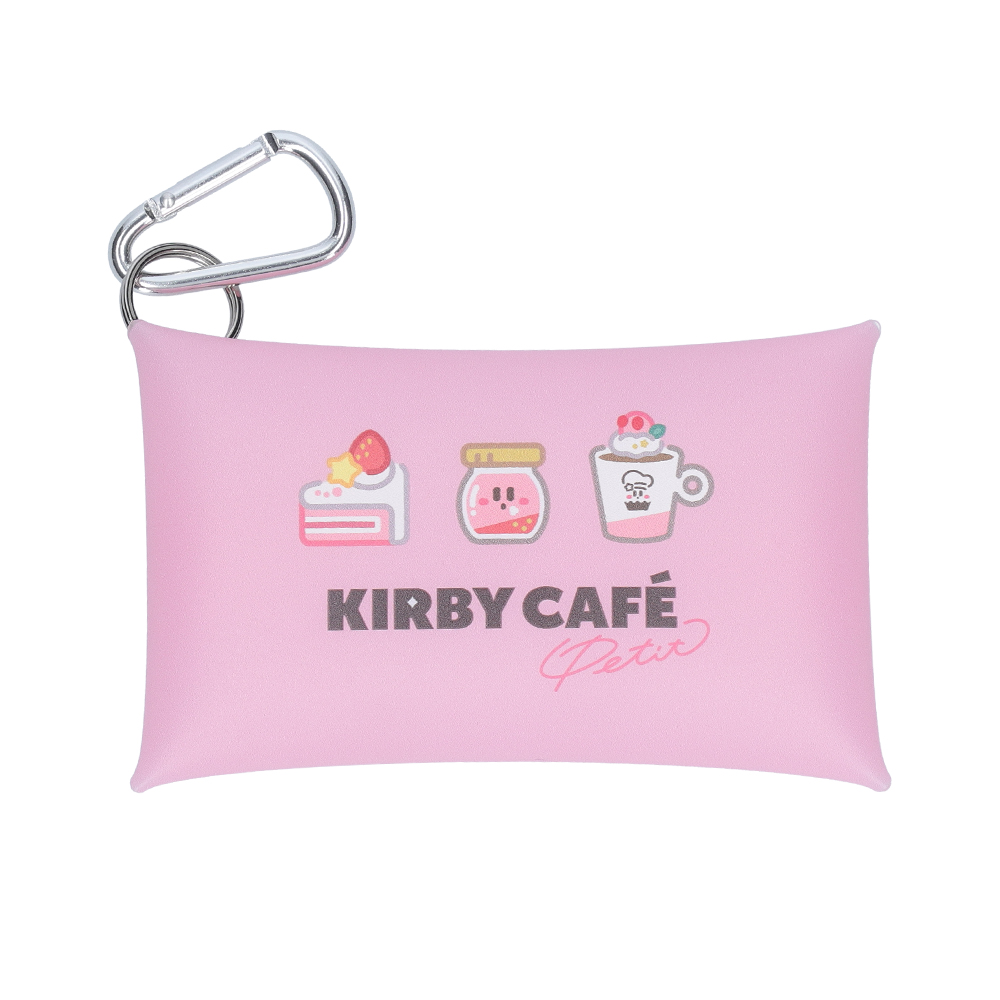 KC-P カラビナ付きクリアケース ピンク