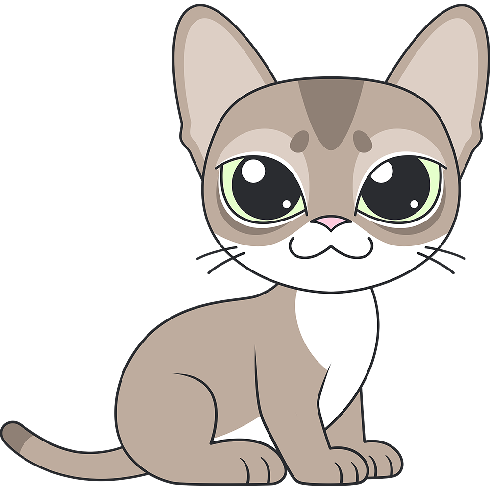 シンガプーラ | 無料イラスト＆かわいいフリー素材集 ねこ画伯コハクちゃん