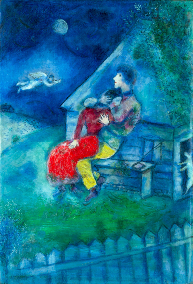 The Lovers マルク・シャガール | 油絵複製画 | KOSH mArt 日本