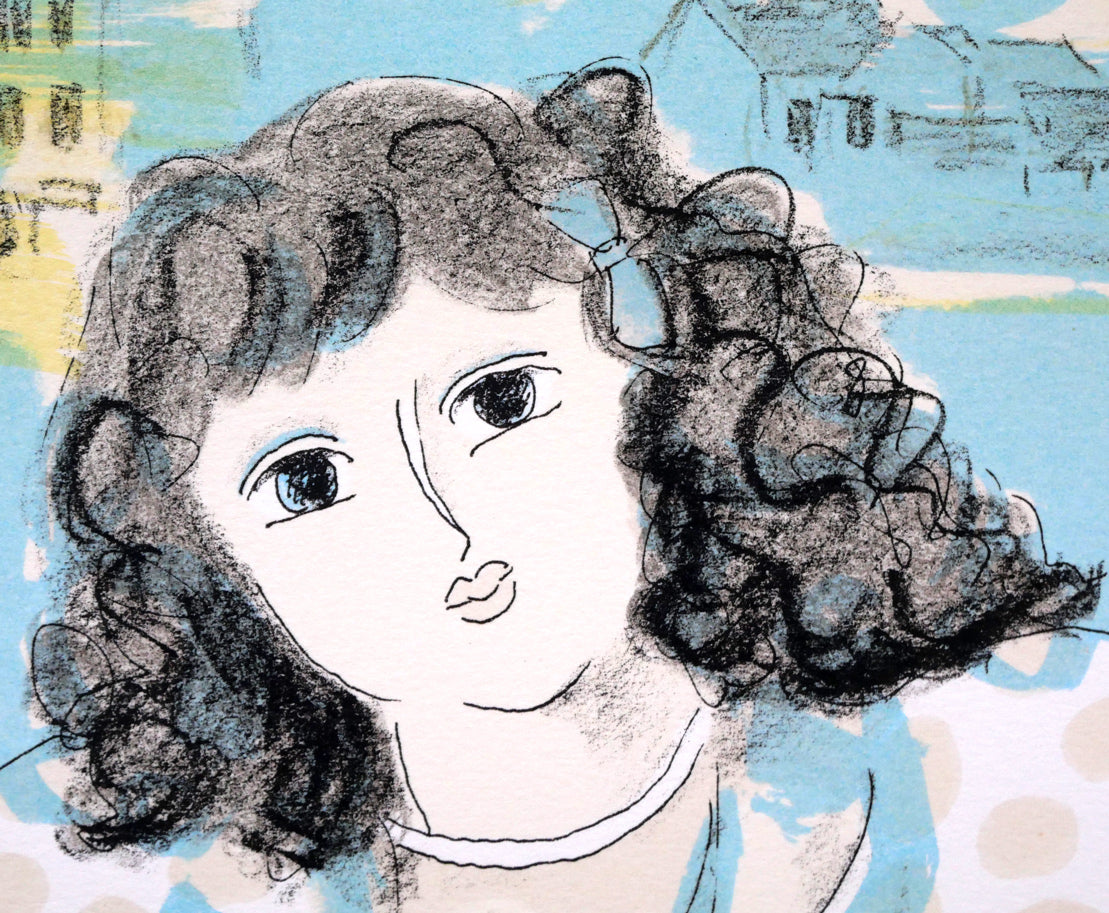 東弘孝「女性像」リトグラフ 絵画買取・販売の小竹美術