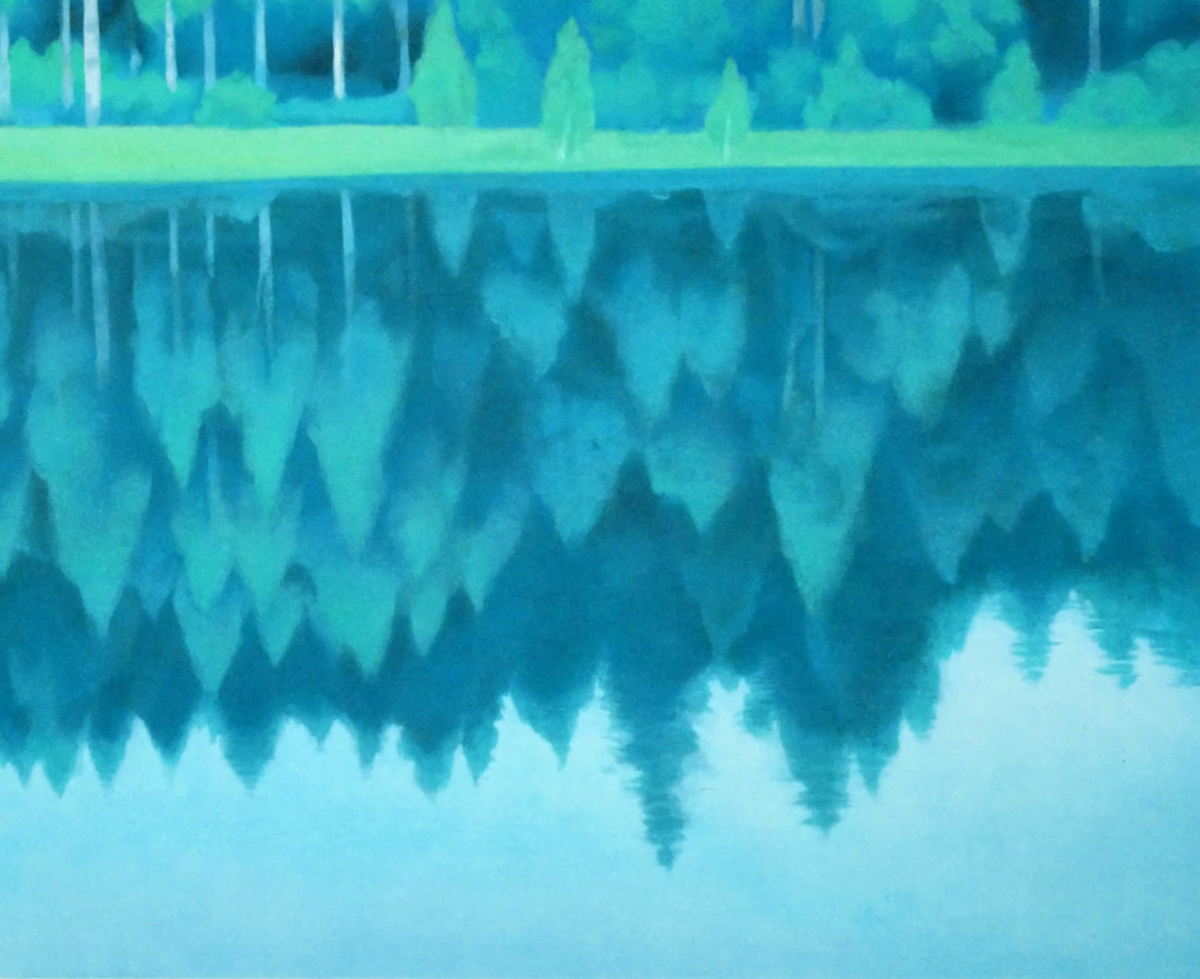 東山魁夷「朝静」リトグラフ 絵画買取・販売の小竹美術