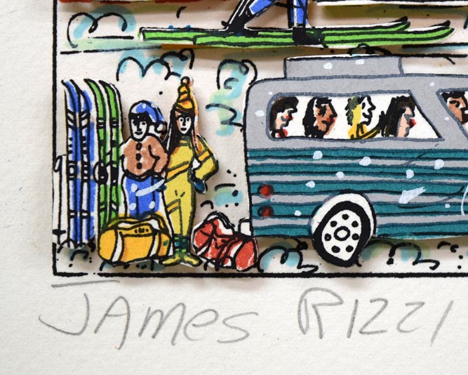 ジェームス・リジィ（JAMES RIZZI）「IT′s THE ALTITUDE」3Dリトグラフ