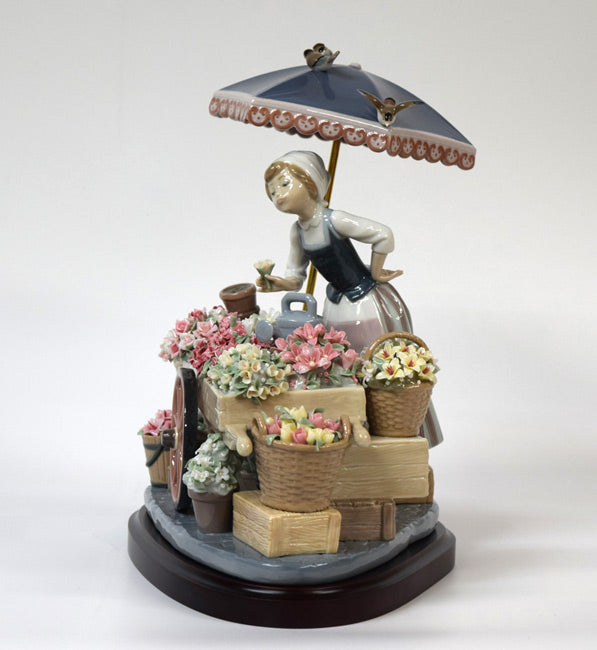 リヤドロ(LLADRO)「公園通りの花屋さん」磁器フィギュア 絵画買取