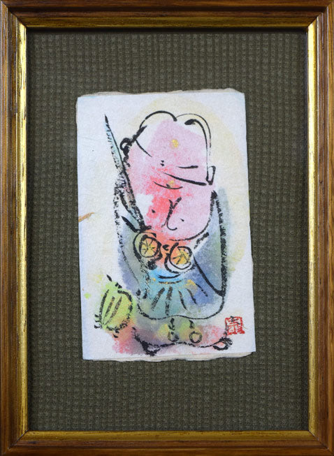 成田泰明「五窓作品1」墨彩画 絵画買取・販売の小竹美術