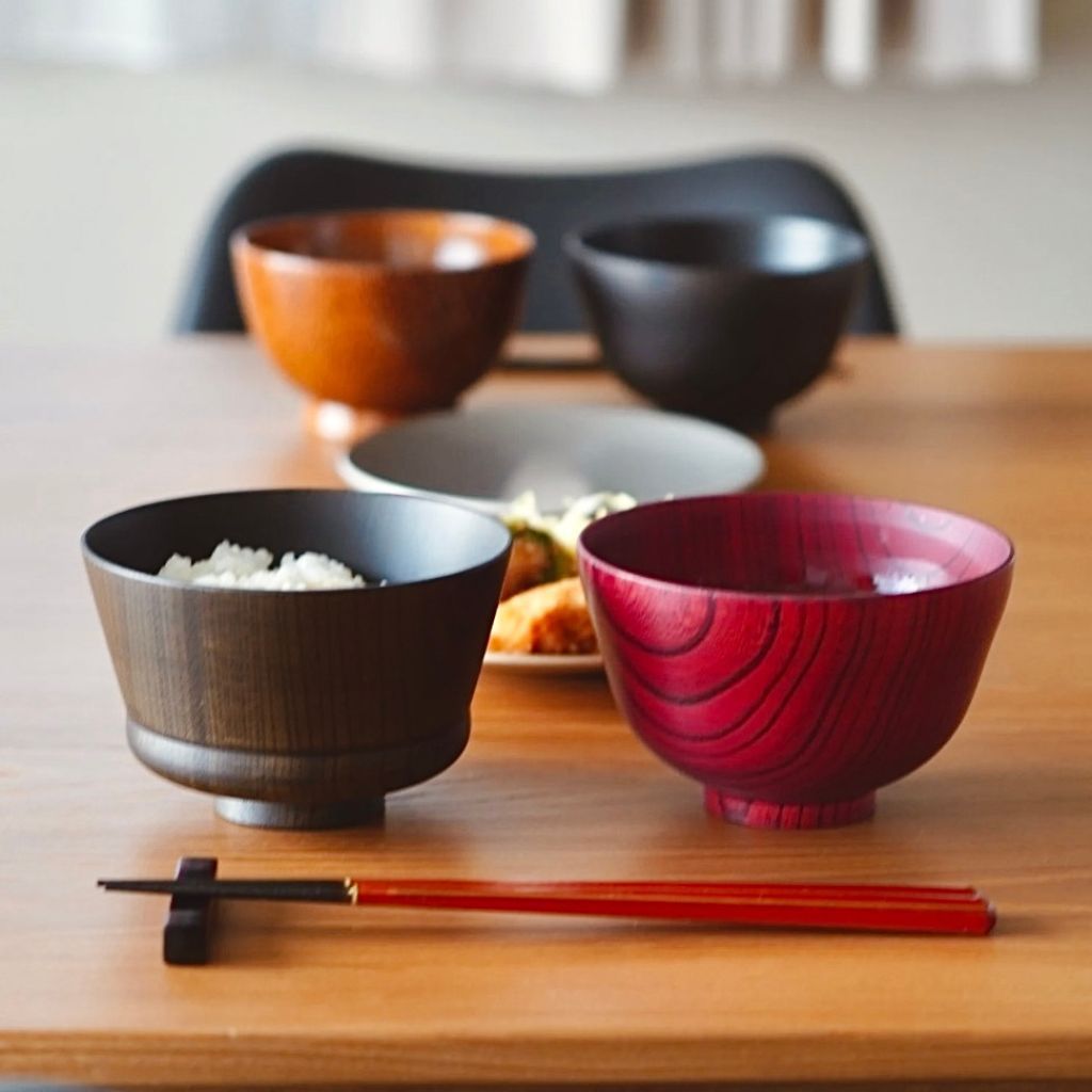 かたち 汁椀 – 漆器 高翆