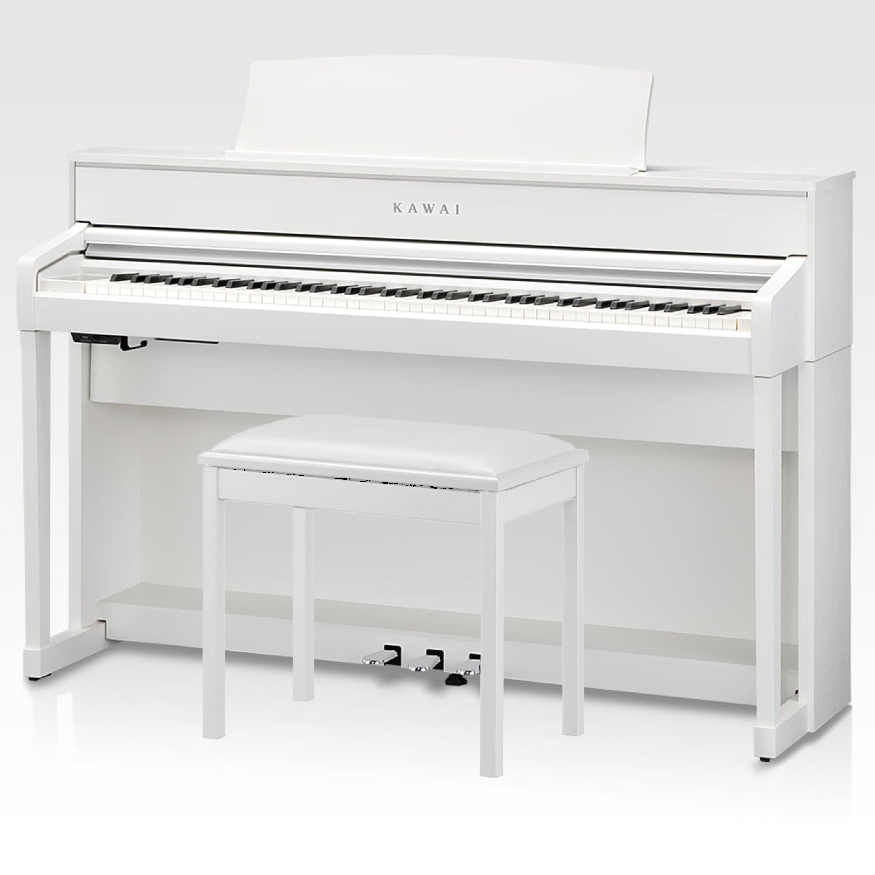 Kawai CA701 Digital Piano - Satin White – Kraft Music
