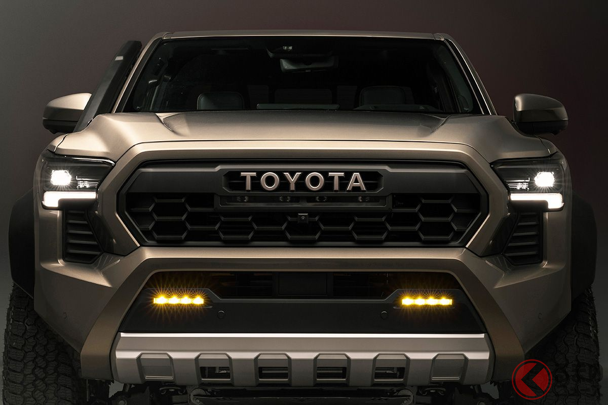 世界初公開！ トヨタが8年ぶりに新型「タコマ」を全面刷新！ 「車上泊