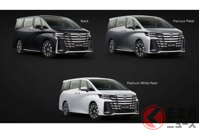 未来の新型「ヴェルファイア」!? あるはずがない「メタル色＆4人乗り