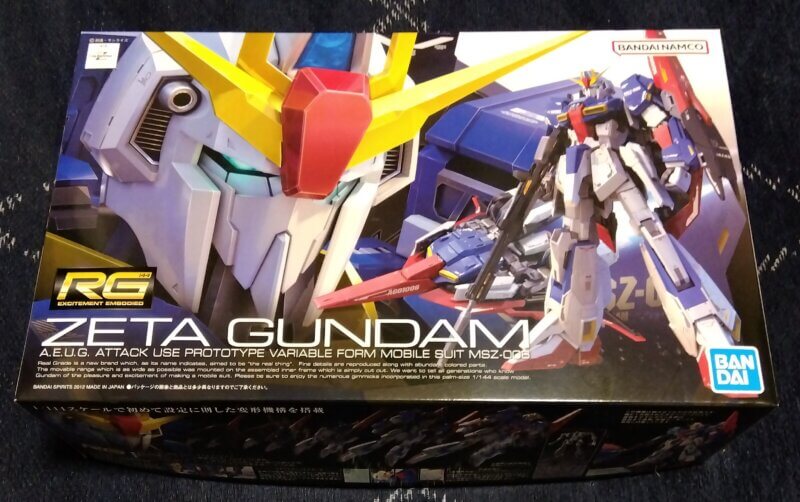 RG(リアルグレード) Z(ゼータ)ガンダムの紹介！ 【ガンプラ(プラモデル