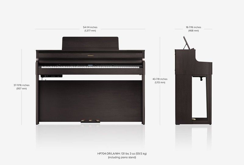 Roland ローランド HP704-WHS(ホワイト) | 【クロサワ楽器店オンライン