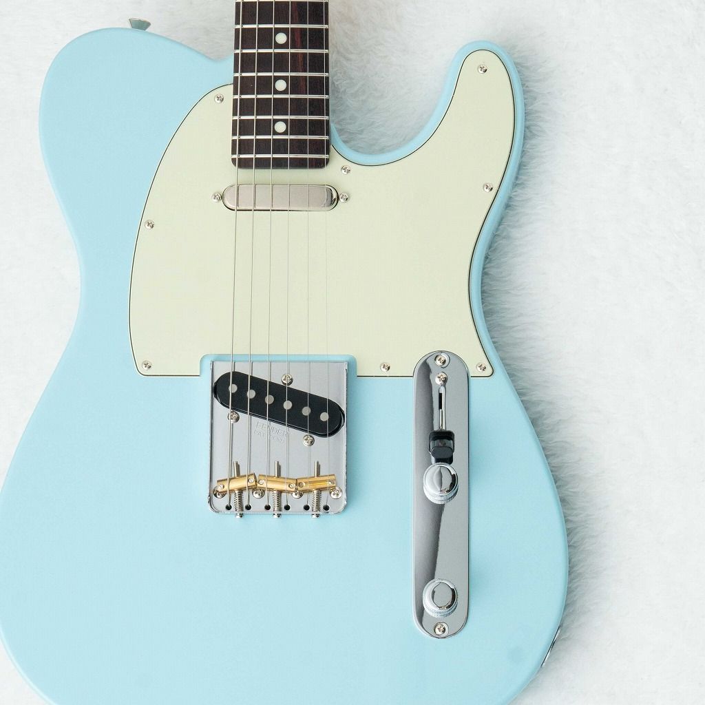 FSR Made in Japan Hybrid II Telecaster Daphne Blue Matching Head