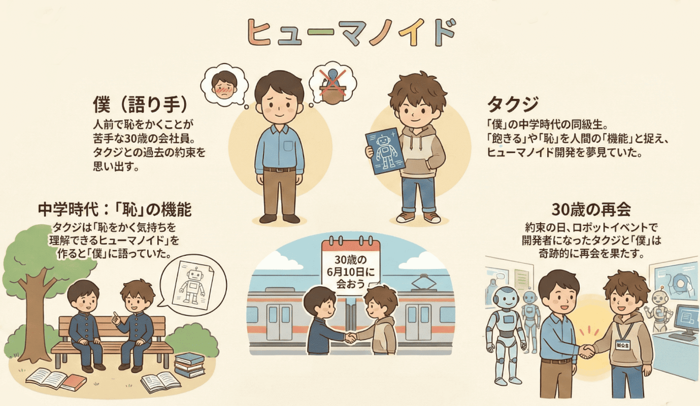 伊坂幸太郎「ヒューマノイド」を徹底解説｜あらすじ・登場人物・伏線