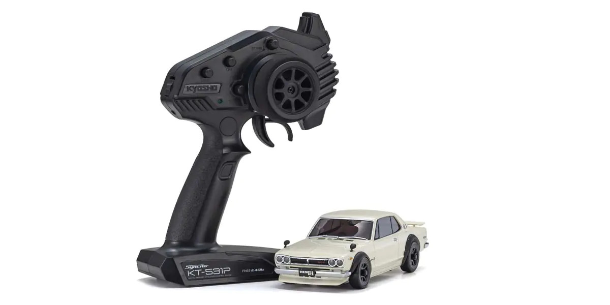 MINI-Z AWD NISSAN SKYLINE 2000GT-R (KPGC10) Tuned Ver. White