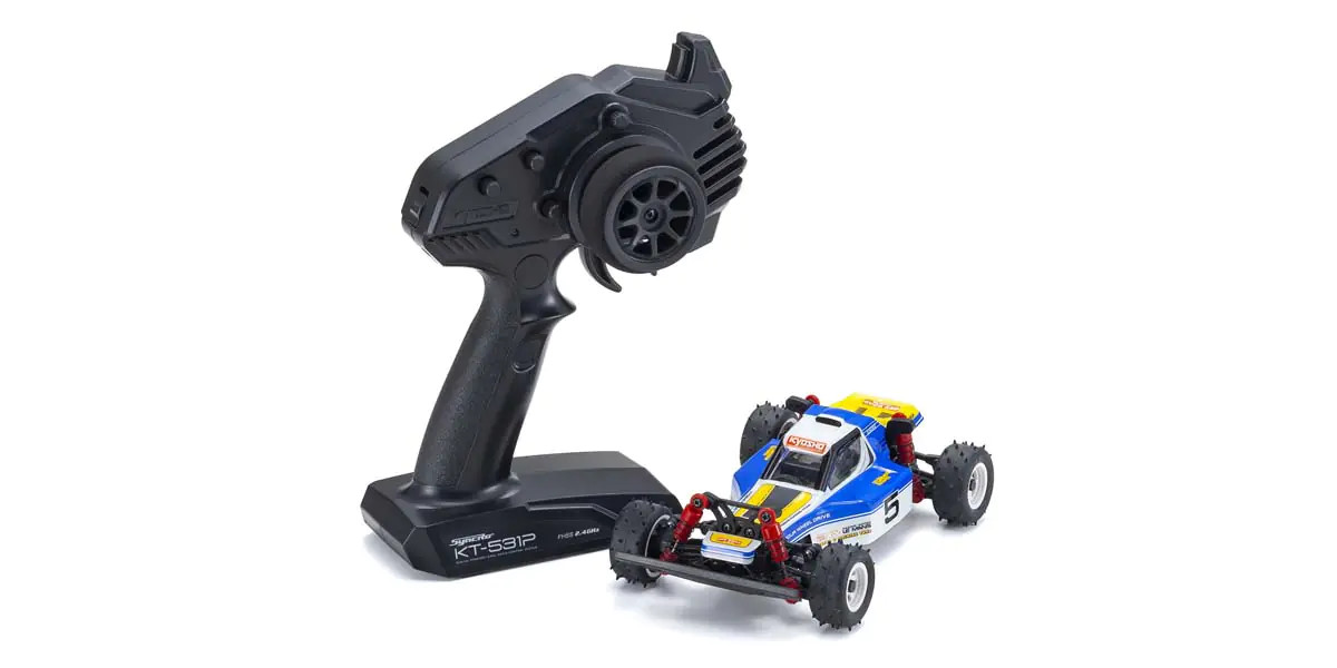 MINI-Z Buggy Ready set OPTIMA Blue / White 32094BW - KYOSHO RC