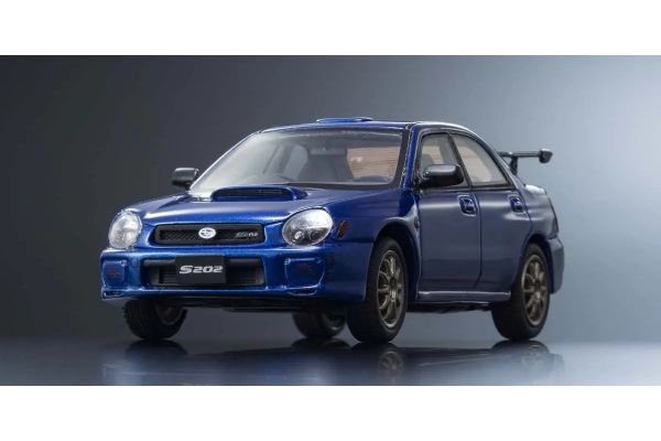 KYOSHO ORIGINAL 1/43scale Subaru Impreza S202 Blue KSR43118BL