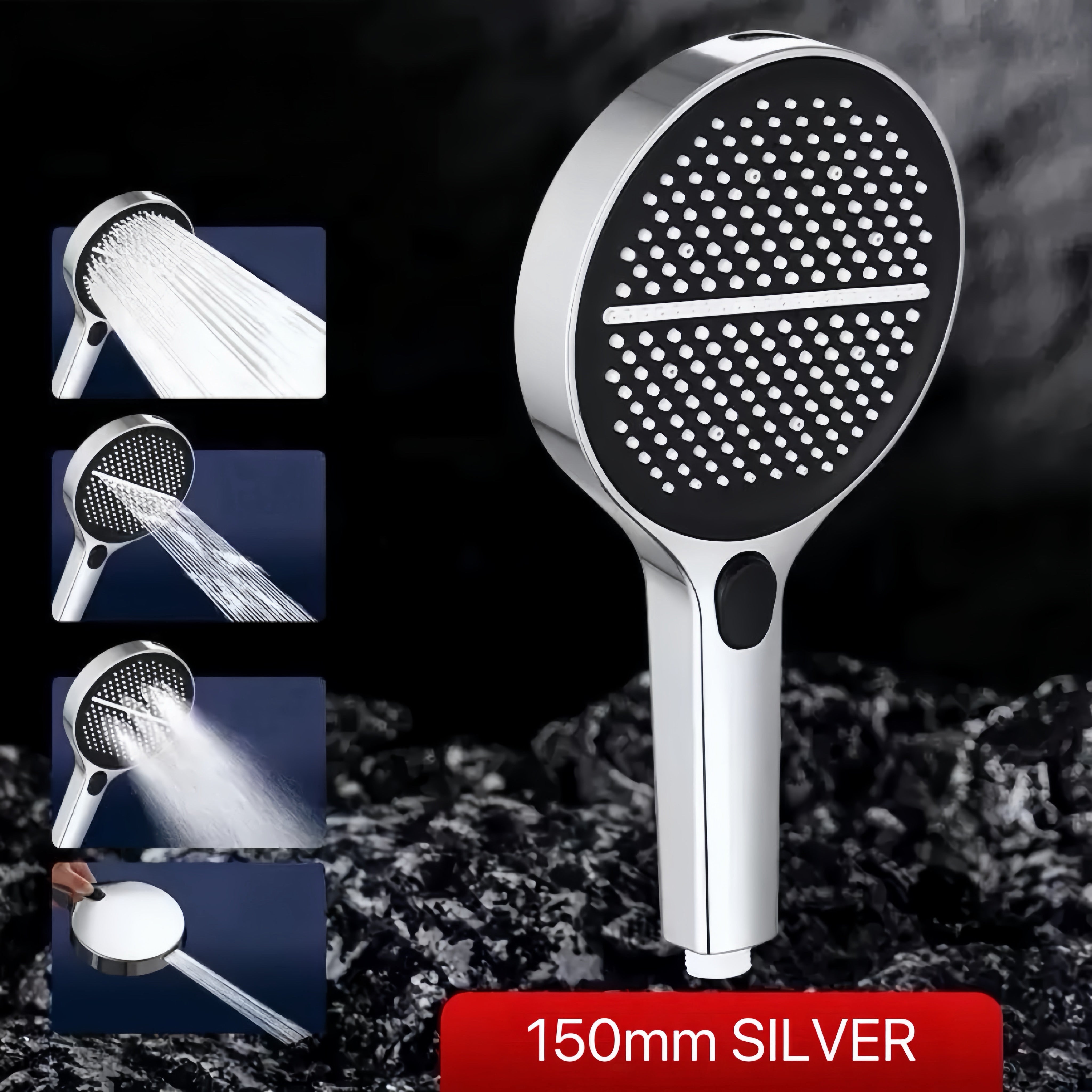 GOLD] VortexRain XL Wide-Coverage 4-Mode Handheld Shower Head