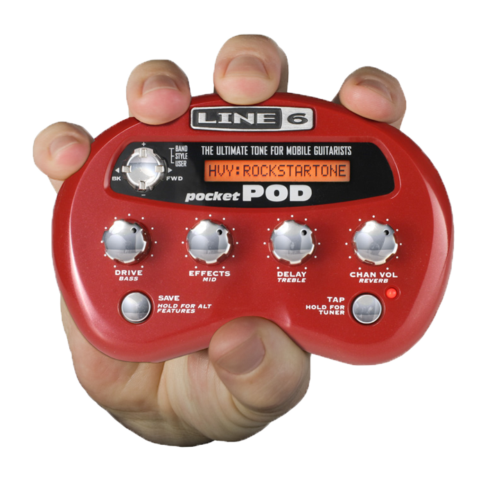 LINE 6 pocketPOD ギターマルチエフェクター アンプシュミレーター POD