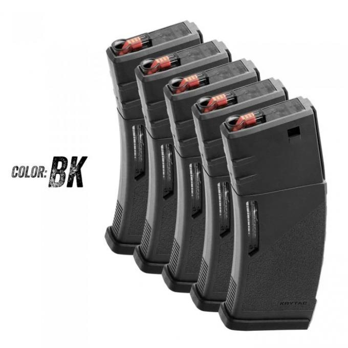 L.A.ホビーショップ / KRYTAC M4 ポリマーマガジン(150連) 5本セット