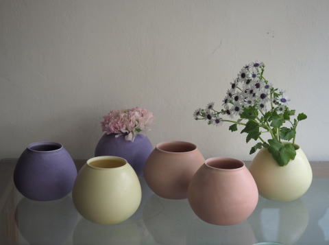 益子焼 吉村和美 線刻 茶碗 益子焼 吉村和美 線刻 藍色 茶碗