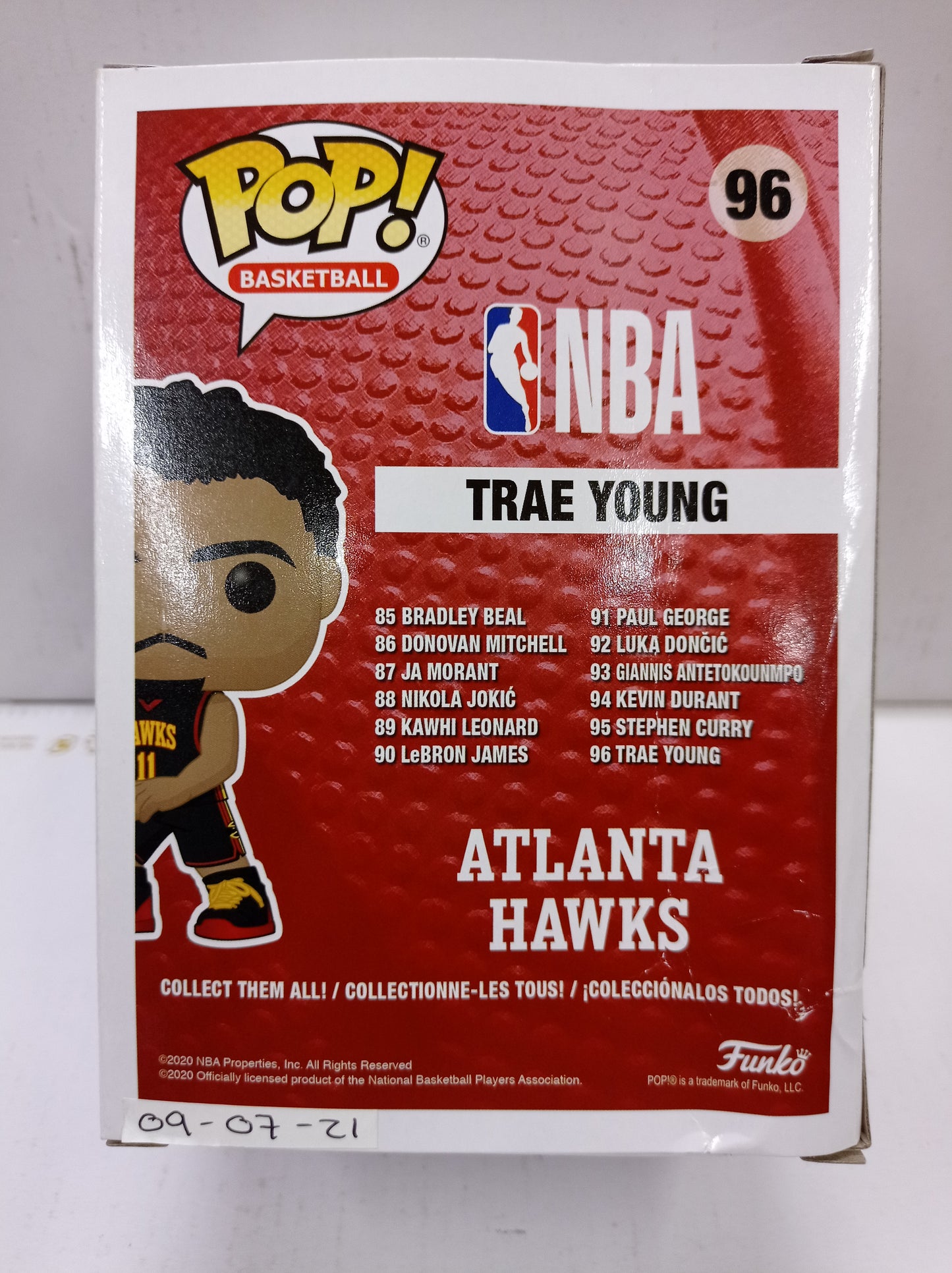 Funko Pop Trae Young Atlanta Hawks #96 – La Casa del Basquet