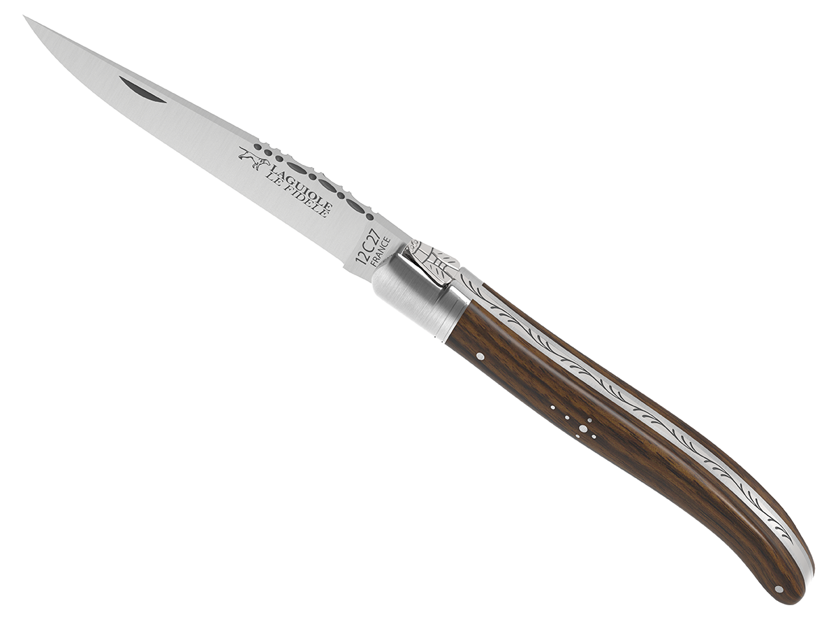 Laguiole knife with walnut wood handle - Laguiole Knives Made In