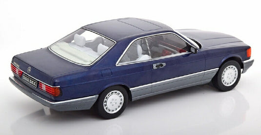 Mercedesメルセデスベンツ 560 SEC C126 blue-metallic /KK-SCALE 1/18