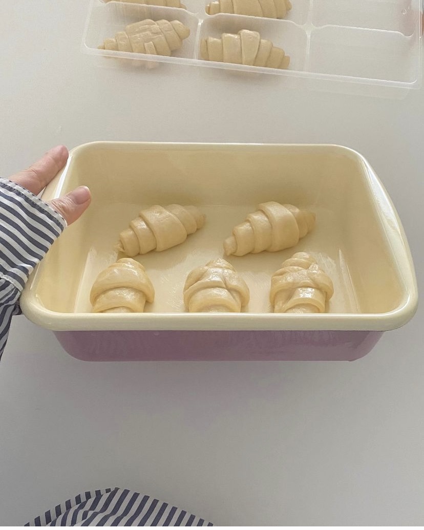 Riess pastel enamel oven dish - リース パステル両手鍋 オーブン