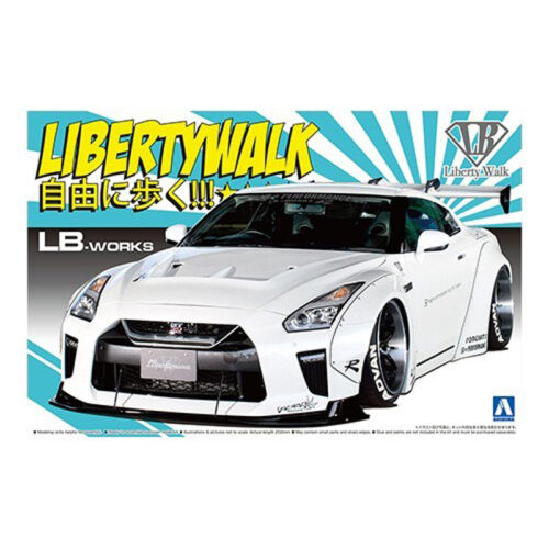 LIBERTY WALK×XLARGE 1/43 MakeUP LB-Silhouette WORKS GTR GREEN - LB