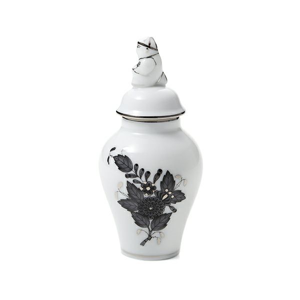 ヘレンド (HEREND) アポニーブルー 06574-0-15 ミニベース蓋付 9cm