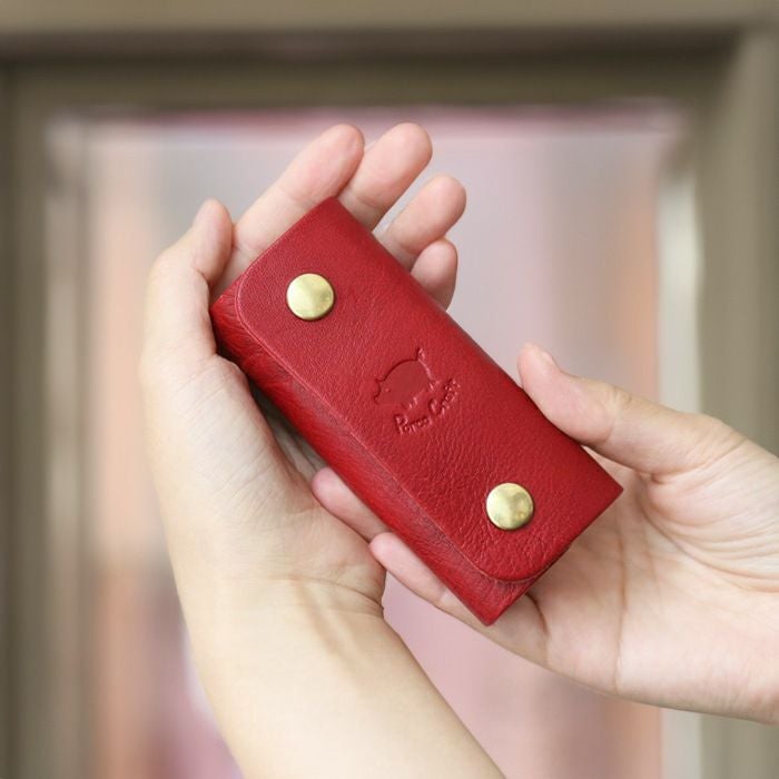 ダブルホックキーケース｜革鞄と革小物のPORCO ROSSO（ポルコロッソ）