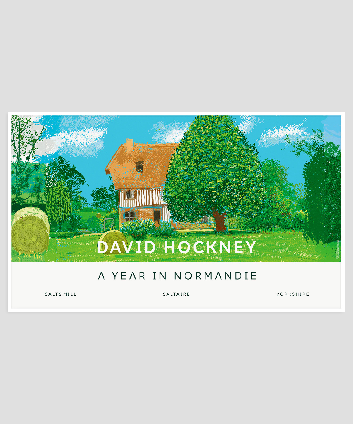 A Year in Normandie – House and Tree – デイヴィッド・ホックニー