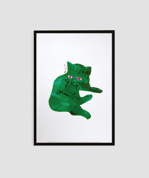 Green Cat, c.1954 – アンディ・ウォーホル - LEBENSFARBE