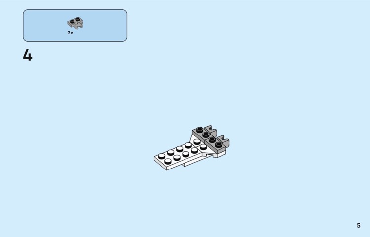 LEGO Instructions for set 30641 Panda Bear, Creator - 3 in 1