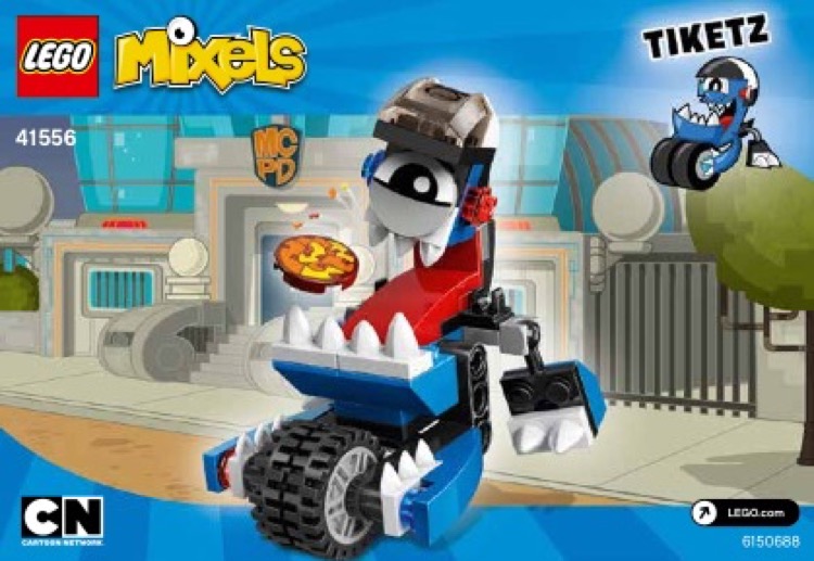 LEGO Instructions for set 41556 Tiketz, Mixels - Series 7