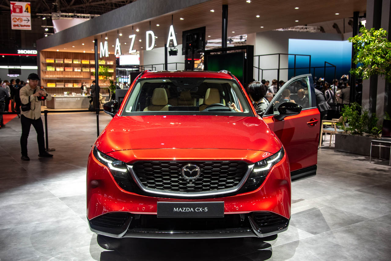 新型マツダ「CX-5」、JMS 2025で日本初披露【写真145枚】。“CX-8並み