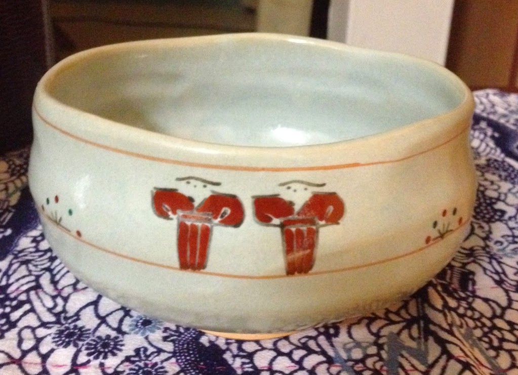 赤膚焼と奈良絵・Akahada Ware and Nara'e – 茶の湯 in San Francisco