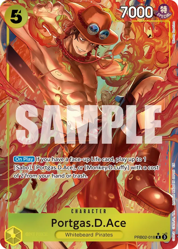 Portgas.D.Ace (PRB02-018) • One Piece Card The Best Vol.2