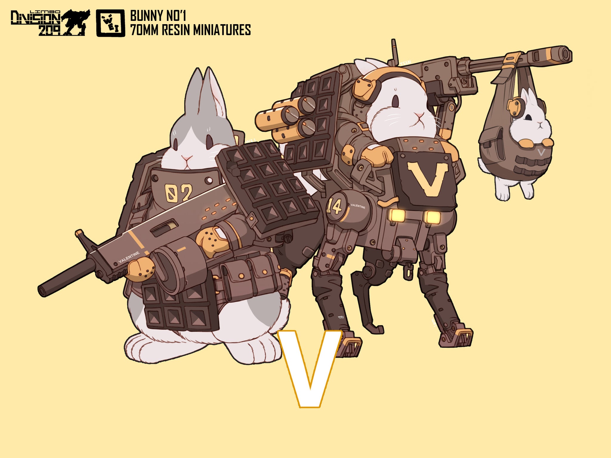 Bunny No'1 70mm – LimboDivision209
